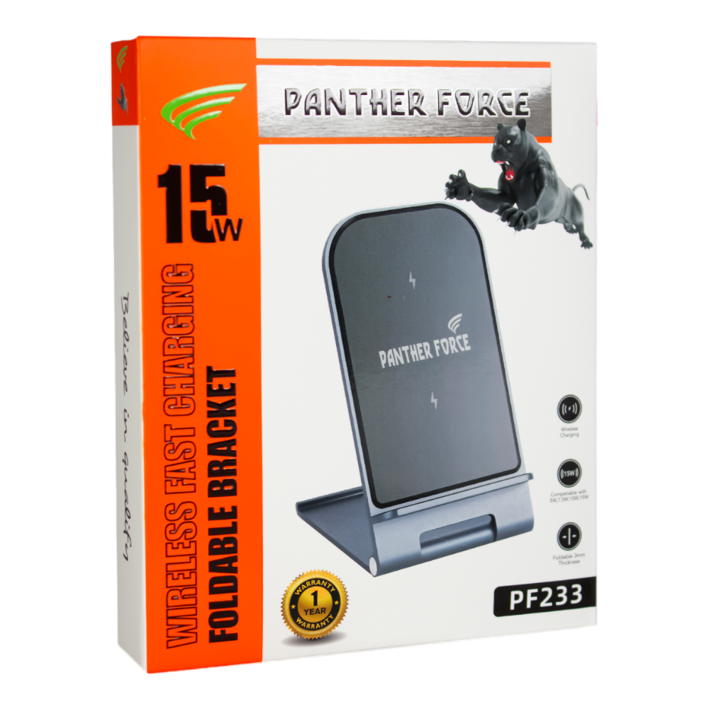 PF233- PANTHER FORCE WIRELESS FAST CHARGER FOLDABLE BRACKET PF233- PANTHER FORCE WIRELESS FAST CHARGER FOLDABLE BRACKET
